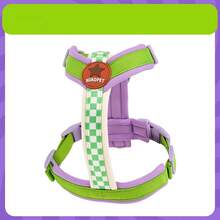 1 PC Y-Shape Dog Harness, Soft Padded No Pull Puppy Harness With Adjustable Quick Release Buckle, Breathable Lightweight Pet Vest Harness, Cute Plaid Escape-Proof Metal D Ring For Small Medium Dogs, Outdoor Walking Daily Use, Multiple Color Options - Multicolor - View 12