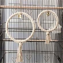 Bird Hanging Ring, Parrot Swing Toy, Hanging Ring With Bell, Durable And Sturdy, Bird Cage Accessory, - A - View 11
