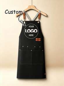 1pc Personalized Valentine's Day Apron, Kitchen Apron, Durable Couple Work/Cooking Apron, Adjustable Neck Strap With 1 Towel Pocket, Suitable For Mother's Day/Father's Day Gift, Unisex, Anniversary Gift, Monogrammed Baking Gear - Multicolor - View 22