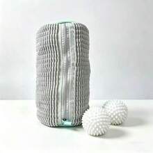 1 buah Tas Cuci Sepatu Premium, Tebal, Lembut, Bebas Serat, Pelindung untuk Mesin Cuci, Tas Pembersih Sepatu Olahraga Anti-Deformasi dengan Resleting Aman, Dapat Dicuci dengan Mesin dan Digunakan Kembali, Alat Perawatan Sepatu yang Cocok untuk Semua Jenis Sepatu - Abu-abu 1 pc - View 7
