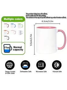 客製化個性化髮型師咖啡杯，2D平面印花設計，適合新沙龍店主、髮型師和理髮師，也是美容與美髮學校畢業生的理想畢業禮物 - 彩色 - 查看 5