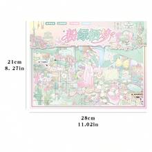 New Large Upgraded 3D Scene Stickers, Miniature House Landscape Stickers, Adult Planner Stickers, DIY Handmade Stickers, Suitable For Halloween, Easter, Christmas - Multicolor - View 10