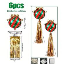 9pcs Christmas Hanging Decoration Balloon Set, Perfect For Christmas Parties, Porch Decorations, And Indoor Or Outdoor Decor - View 10