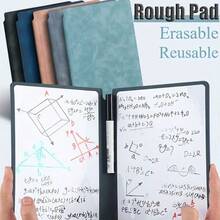 A5 Reusable Whiteboard Notebook, PU Leather Cover, Portable Weekly Planner, Math Formulas & Illustrations, Erasable, Includes Pen And Eraser, Suitable For Office And School, Halloween, Thanksgiving, Christmas Student Notebook - Multicolor - View 6