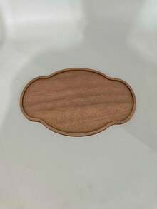 Wooden Tray Chinese Style Asymmetrical Dry Tea Tray Fruit Plate Restaurant Hotel Dining Tray - Brown - View 9