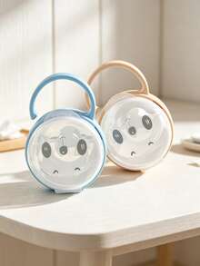 Portable Handheld Pacifier Storage Box, Dust-Proof Protection For Baby Pacifiers, Convenient To Carry - Multicolor - View 2