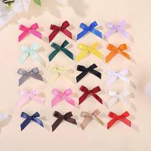 50/30/10pcs Colorful Satin Hair Clips Set, Small Ribbon Bow Crocodile Clips, Women's Hair Accessories - Multicolor - View 2