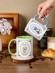 Personalized Pumpkin Mug, Customizable With Your Name, Unique Gift For Special Occasions, Souvenir For Family And Friends, Birthday Gift, Suitable For Company, Personal, Office, Home, Halloween And More - Multicolor - View 6