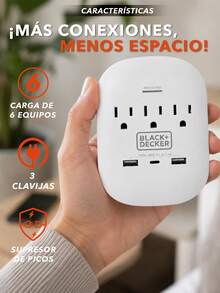 black & decker Adapters & Multi-Outlets - US A Type Plug(110-127V) - View 7