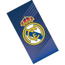 Real Madrid CF Crest Beach Towel - Blue - View 2