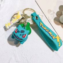 Hasbro Pokémon Cartoon Creative Silicone Keychain Pendant Decoration Ornament Small Figurine Doll Cute Claw Machine, Creative Halloween, Christmas Fun Gift - A - View 9