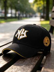 1pc 2026 New Unisex Minimalist Creative Baseball Cap NY Letter Embroidered Hip Hop Hat Skateboard Hat Outdoor Daily Commute Decorative Men's Hat - Multicolor - View 6