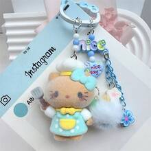 Hasbro 1PC Hello Kitty Novel Mobile Phone Pendant, Keychain Or Bag Decoration, Cute, Practical And Fashionable Small Decoration - One Size - View 11