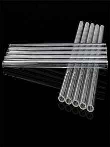 10/20pcs 4-Inch Borosilicate Glass Tubes, 10mm Outer Diameter, 1.5mm Wall Thickness, Acid-Resistant, Suitable For Laboratory, Handmade DIY Projects, Cutting, Hydraulic, Pneumatic And Water Pipe Engineering Glass Blowing DIY - 10 Pcs - View 5