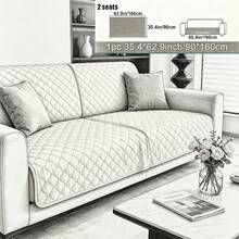 1 قطعة بطانية حيوانات أليفة بلون موحد بنقشة مربعات مقاومة للماء وغير قابلة للانزلاق رقيقة للقطط والكلاب الكبيرة والمتوسطة والصغيرة، واقي أريكة للحيوانات الأليفة لغرفة النوم وغرفة المعيشة (تباع بالقطعة وليس كمجموعة) - أزرق بحري - مشاهدة 9