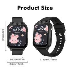 Children Smart Watch, 18+ Fun Games, 1.83-Inch Touch Screen, Camera, Flashlight, Sleep Monitoring, Alarm Reminder, Camera, Photo Album, Games, Calendar, Pedometer, Countdown, Calculator, Stopwatch, Flashlight - Multicolor - View 8