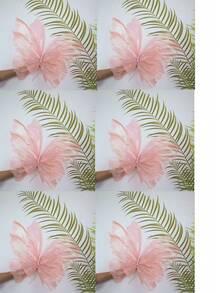 1/3pcs Artificial Butterfly Flowers, Artificial Wedding Butterfly Decor, 3D Butterfly Wall Decoration, Silk Artificial Butterfly, Wedding Decoration, Wedding Venue Decor, Outdoor Garden Decor, Store Window Birthday Party Theme Decor, Summer Decoration, Home Living Room Decor, Wreath Decoration, Large Floral Decoration, Table Centerpiece Decor, Patio Balcony Decor, Wall Decor, Gift - Multicolor - View 13