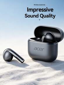 Acer OHR656 Semi-In-Ear Wireless Earbuds, Bluetooth 6.0 Chip, 13mm Large Diaphragm, Stereo Sound, Touch Control, Portable Charging Case, Suitable For Cycling, Compatible With IOS/Android Phones - View 5