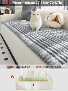 1 buah Sarung Sofa Flanel Minimalis Modern - Lembut & Nyaman, Tanpa Bantalan, Ramah Hewan Peliharaan, Dapat Dicuci dengan Mesin, Cocok untuk Sofa Seksi 1-4 Dudukan, Dekorasi Multifungsi untuk Ruang Tamu, Kamar Tidur, Kantor - MultiWarna - View 27
