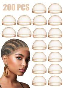 Penutup Wig, Elastisitas Tinggi, Jaring Rambut Wanita, Jaring Elastis, Penutup Wig Jaring Rambut Tertutup, Penutup Wig Elastis, Penutup Wig Unisex, Cocok Untuk Pesta, Cosplay, Alat Wig, Aksesori Rambut, Alat Penataan Rambut - MultiWarna - View 2