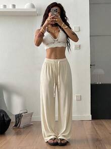 Women Pants - White - View 6