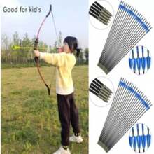 30x Fiberglass Archery Arrows For CompoundandRecurve Bow Target Shooting Practice - GB069 - View 3