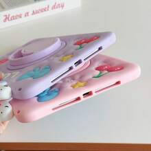 Lolla 1pc (Pen Not Included) 360 Rotating Stand Unicorn Design Protective Case Compatible With Ipad 7/8/9 Tablet Shell 2022 Apple Air 5/4/3 9th Gen 10.2 Silicone Pro 11 Full Coverage 2024 Mini 5 New Air 6/ A7/8/9 PLUS/11 - Multicolor - View 8