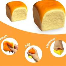 Hawaiian Bread - Realistic Food Squeeze Toy, Suitable For Adults And Teens, Cute Desktop Decor, Unique Gift - Multicolor - View 5