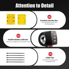 20" Aluminum Alloy Bike Conversion Kit, Brushless Gearless Motor With Overheat & Overcurrent Protection For Folding Bike Modification - Black - View 8
