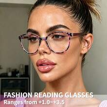 3pcs/5pcs Oval Fashion Women's Reading Glasses, Colorful Floral Frame, Design, Premium PC Frame With Comfortable Spring Temples, Suitable For Daily Office Use, Women's Reading Glasses Combo Pack - 2 Purple + 2 Brown + Blue - View 2