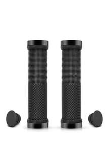 1/2 Pair Bicycle Handlebar Grips, Dual Lock Bicycle Handlebars, Suitable For Small Wheel Bikes, Mountain Bikes, Beach Cruisers, Scooters, Folding Bikes, Soft Non-Slip Rubber Grip Comfortable - Multicolor - View 10