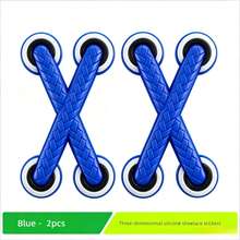 1pc Motorcycle Decals 3D Design Decorative Sticker Vinyl Sticker Funny Cross Shoelaces Funny Shoelace Stickers Car Decals - Car Motorcycle Sticker - View 14