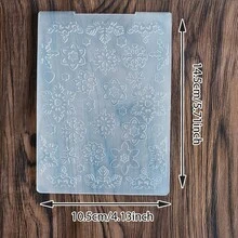 Festival Pattern Embossing Folder,3D Textured Plastic Template For Birthday Card Making Scrapbooking Paper Craft DIY Embossing Folder - JR-1 - View 6