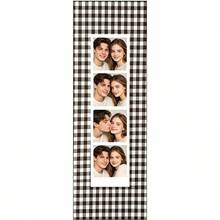 Couple Photo Strip Frame, Customized Photo Booth Frame, Striped Fabric Frame, Couple Anniversary Gift, Wedding Keepsake, Home Decor - Multicolor - View 19