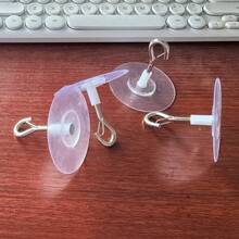 1pc Self-Adhesive Hanging Hook, Heavy-Duty Wind-Resistant Screw Hook, Suitable For Outdoor Garden Flower Pot Hanging Bracket - Multiple Styles - View 7
