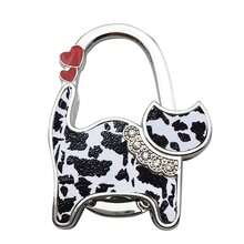 Cute Cat-Shaped Foldable Table Edge Hook, Compact And Portable, Can Be Carried In Bag. Simply Clip To Table Edge To Hang Bags And Handbags, Freeing Up Your Hands. Simple And Adorable Design, Both A Practical Storage Item And A Creative Gift For Women. - View 13
