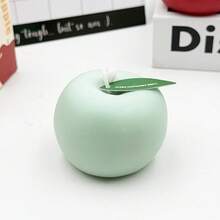 1pc Simulation Apple Shaped Aromatherapy Candle, Christmas Eve Atmosphere Home Decor Scented Candle, Holiday Party Photo Prop, Xmas Surprise Present Gift For Friends Family - Multicolor - View 7