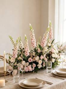 3/5/10/25pcs Artificial Non-Flocked Delphinium, Hyacinth, Suitable For Wedding, Engagement, Home, Outdoor Party Floral Arrangement And Tabletop Decoration - Multicolor - View 9