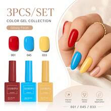 3pcs 15ml Gel Nail Polish Set, Matching Color Bottles, Glossy 3 Color Gel For Women, DIY Nail Art & Home Manicure, Spring Summer Fall Winter Nails, All-Season Nail Color Collection For Daily Use, At-Home Manicure And Nail Styling - Multicolor - View 53