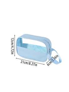 Transparent Travel Toiletry Bag, PVC Makeup Bag, Unisex Travel Toiletry Bag, Cosmetic Storage Bag, Travel Organizer Accessory, Waterproof Large Capacity Design, Suitable For Daily Use, Business Travel - Multicolor - View 14