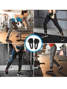 1/2pcs Ankle Strap Leg Strength Training Buttock Shaping Equipment Resistance Band Foot Loop Foot Strap Halloween - Multicolor - View 6