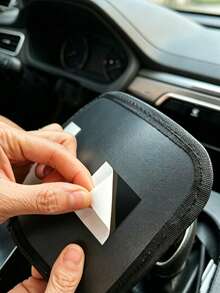 Car Seat Side Mesh Storage Bag, Multi-Function Back Seat Hanging Organizer, Adhesive Installation Car Interior Mesh Pocket, Can Store Phone, Keys, Cards And Small Items, Universal Car Seat Storage Mesh Bag - Car Storage Bag - View 4