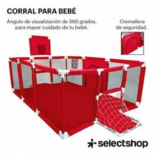 Baby Playards - Red - View 4
