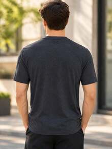 Under Armour Men's UA Meridian Pocket Tee Short Sleeve T-Shirt For Daily Workout And Outdoor Sports 1390244-016 - Medium Anthracite Gray - View 5