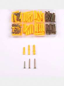 Set Sekrup Ekspansi Ikan Kuning Kecil 170 buah, Kombinasi Multi-Spesifikasi DIY - B - View 3
