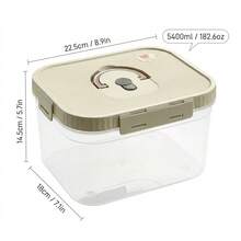 Multi-Functional Transparent Plastic Compartment Food Storage Box, Refrigerator Multi Grids Sealed Fresh-Keeping Box With Cover, Large Capacity Reusable Vegetables FruitsIngredient Container, Microwave Heatable, Kitchen Food Storage And Organization - Multicolor - View 25