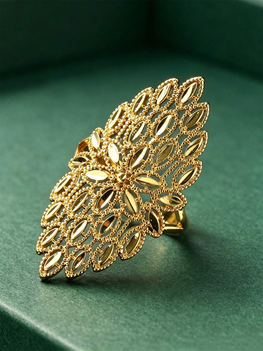 1pc Exquisite Ring Women's Wedding Anniversary Accessory Gift - 1# - View 1