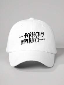 1pc Y2K Ski Hat Unisex Embroidered PERFECTLYS Washed Baseball Cap Suitable For Daily Outdoor Travel Sun Protection - Baseball Cap - View 19