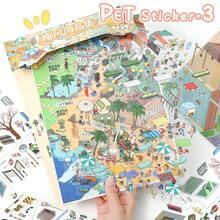 New Large Upgraded 3D Scene Stickers, Miniature House Diorama Stickers, Adult Scrapbook Stickers, DIY Handmade Stickers, Suitable For Halloween, Easter, Christmas - Multicolor - View 4