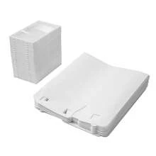 White PP ABS Foldable Shoe Storage Boxes 20 Pack Transparent Lid Stackable Organizer For Shoes Sundries Bedroom Porch - White - View 7